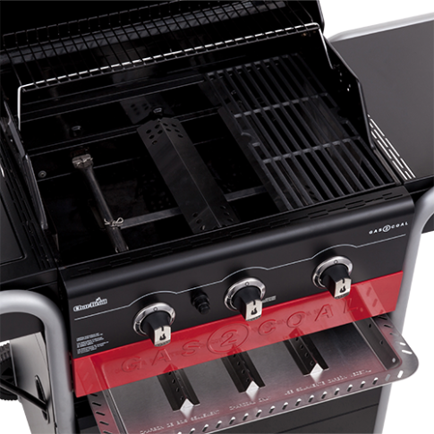 Газово-угольный гриль Char-Broil Гибрид Газ Уголь (Hybrid Gas &amp; Charcoal), чёрный в Самаре