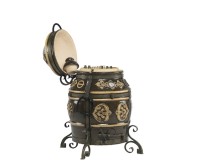 Тандыр "Уфа" (ЭКО-Тандыр), 27 см, чёрная глазурь