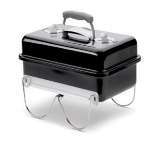 Угольный гриль Weber Go Anywhere, портативный, чёрный