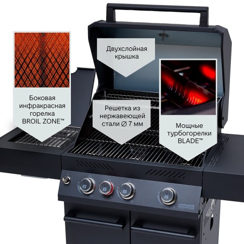 Газовый гриль Primeliner G3 комплектация Делюкс (Deluxe)