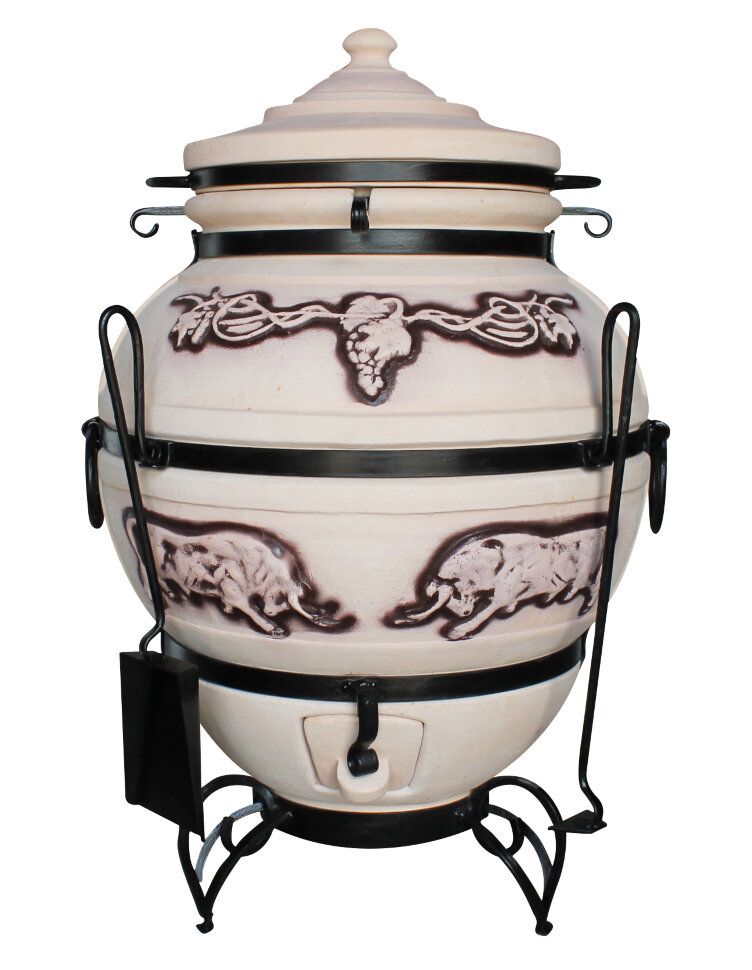 Тандыр "Легенды" Премиум глазурь (Арт-тандыр), 30 см