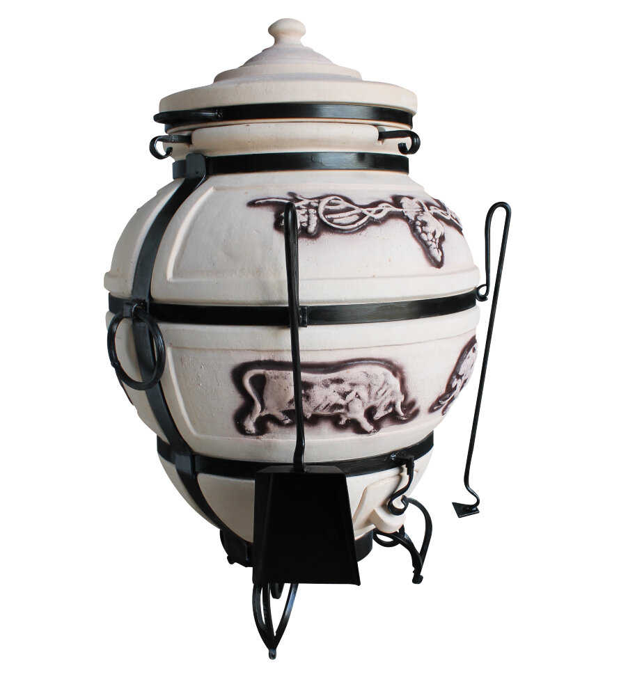 Тандыр "Легенды" Премиум глазурь (Арт-тандыр), 30 см