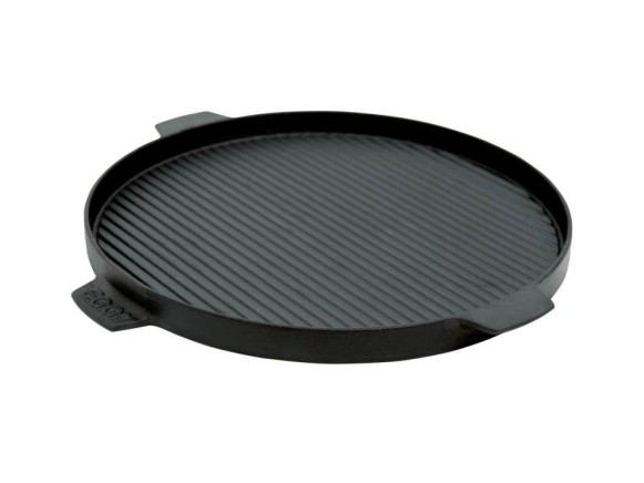 Гриль планча Big Green Egg, чугунная, двухсторонняя, круглая 35 см
