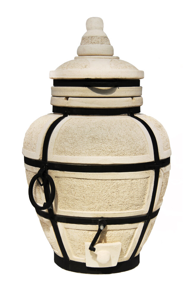 Тандыр "Большой" (Амфора) с откидной крышкой, 25 см