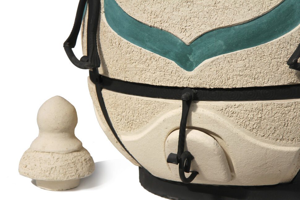 Тандыр "Дастархан" (Амфора) с откидной крышкой, 31 см