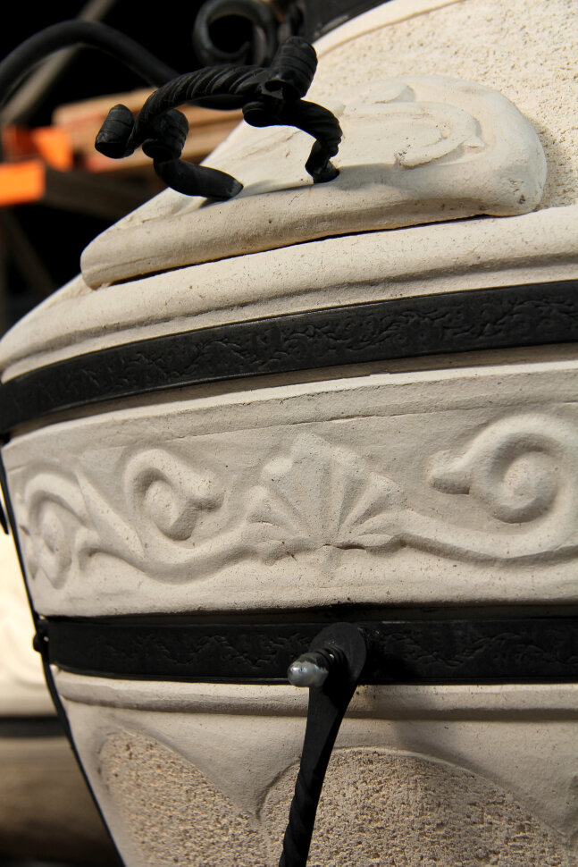 Тандыр "Аладдин" (Амфора) с откидной крышкой, 35 см